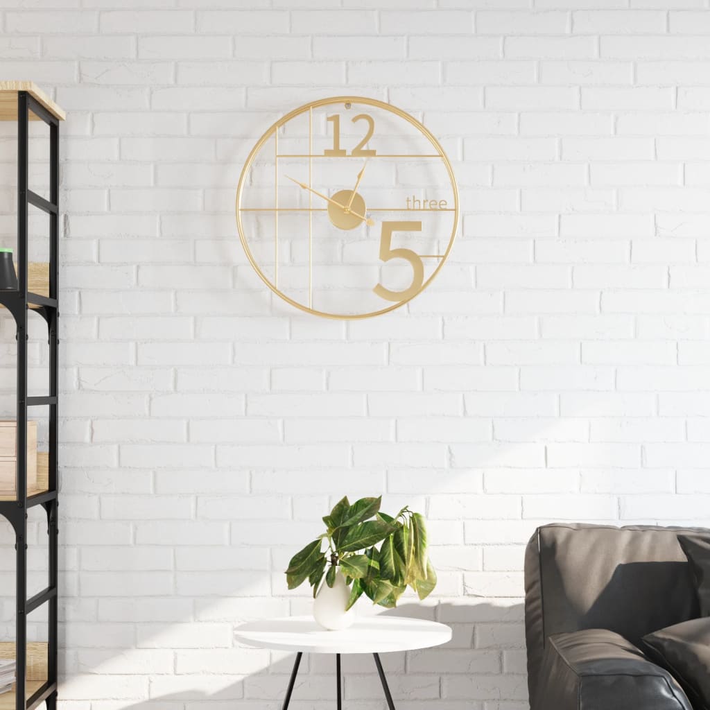 Wandklok Ø50 Cm Ijzer